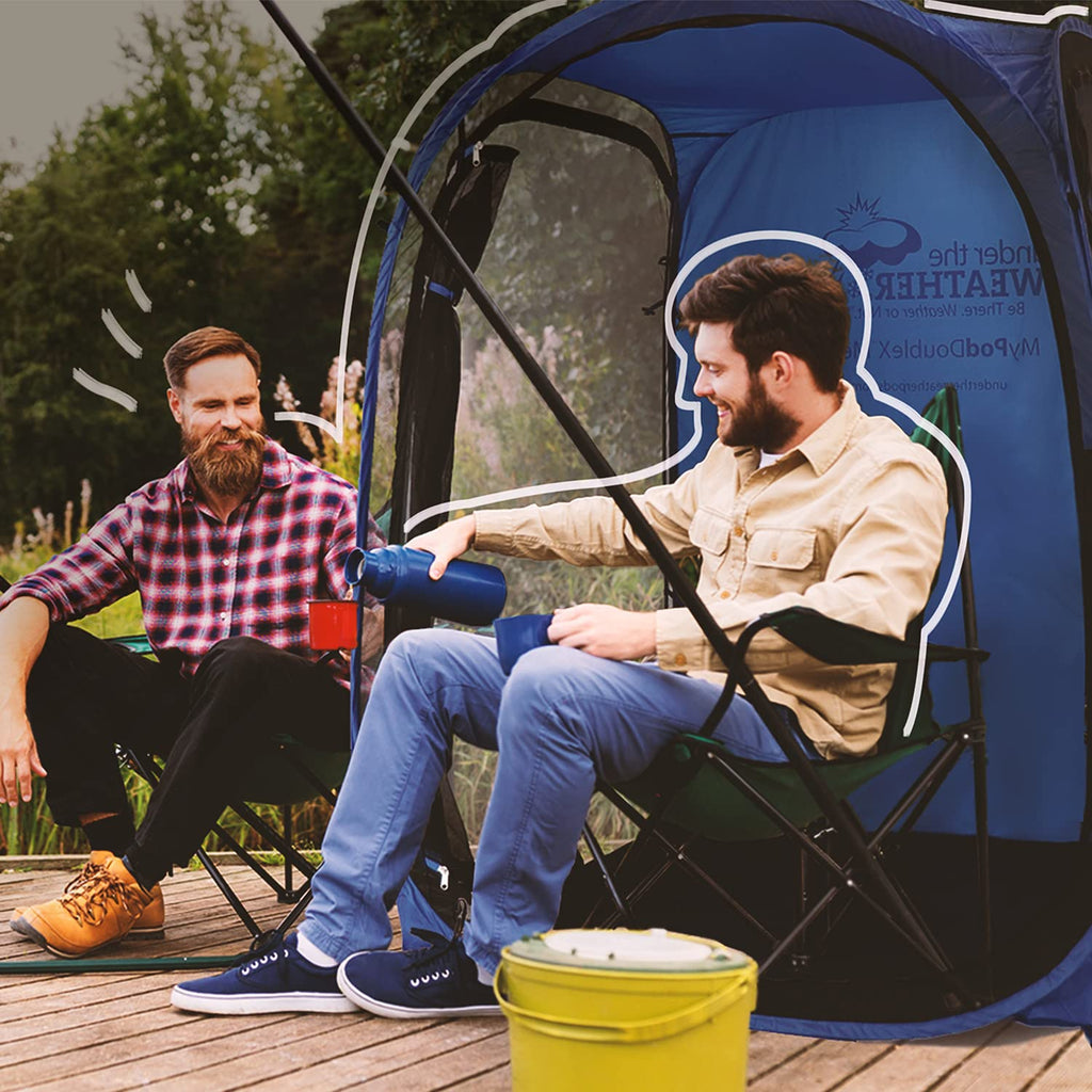 WeatherPod MyPod Mesh 1-2 Person Pop-Up Screen Tent Pod BugMosquito Protection UPF 50 Navy