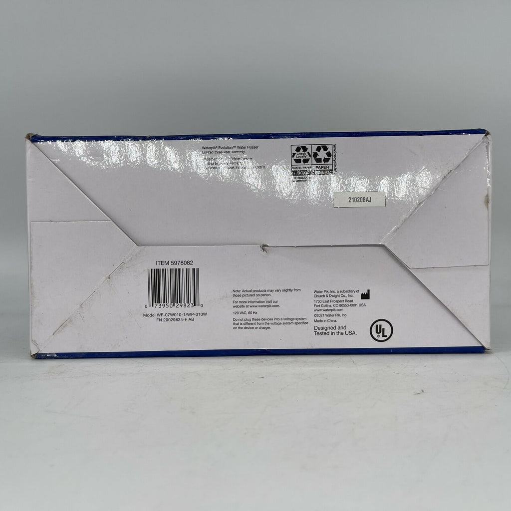 As-Is New Waterpik Evolution  Nano Water Flosser Combo Pack Retail $144.00