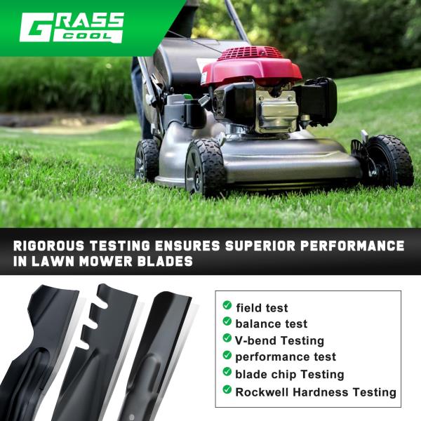 Grasscool HRR2169VKA HRN216 Honda Lawn Mower Mulching Blades Replacement Retail $38.00