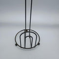 Vintage Metal Paper Towel Holder Stand BlackBronze
