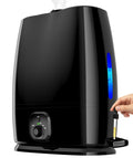 Black 6L Ultrasonic Cool Mist Humidifier with Oil Diffuser Whisper-Quiet