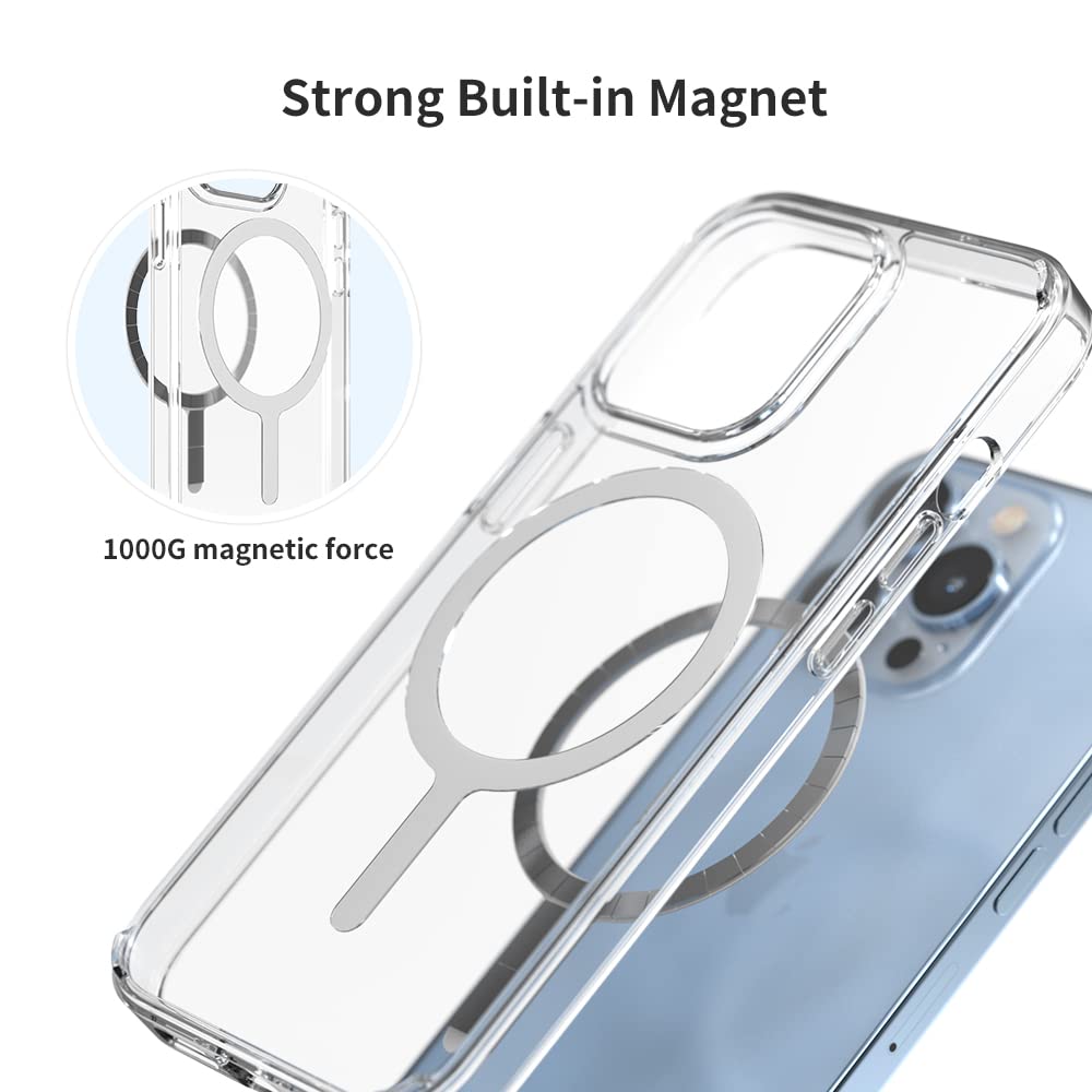 iPhone 15 M-Airclo Basic MagSafe Compatible Clear Shockproof Case