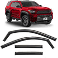 In-Channel Rain Guards for Toyota 4Runner 2025-2026 4-Piece Window Deflector Set