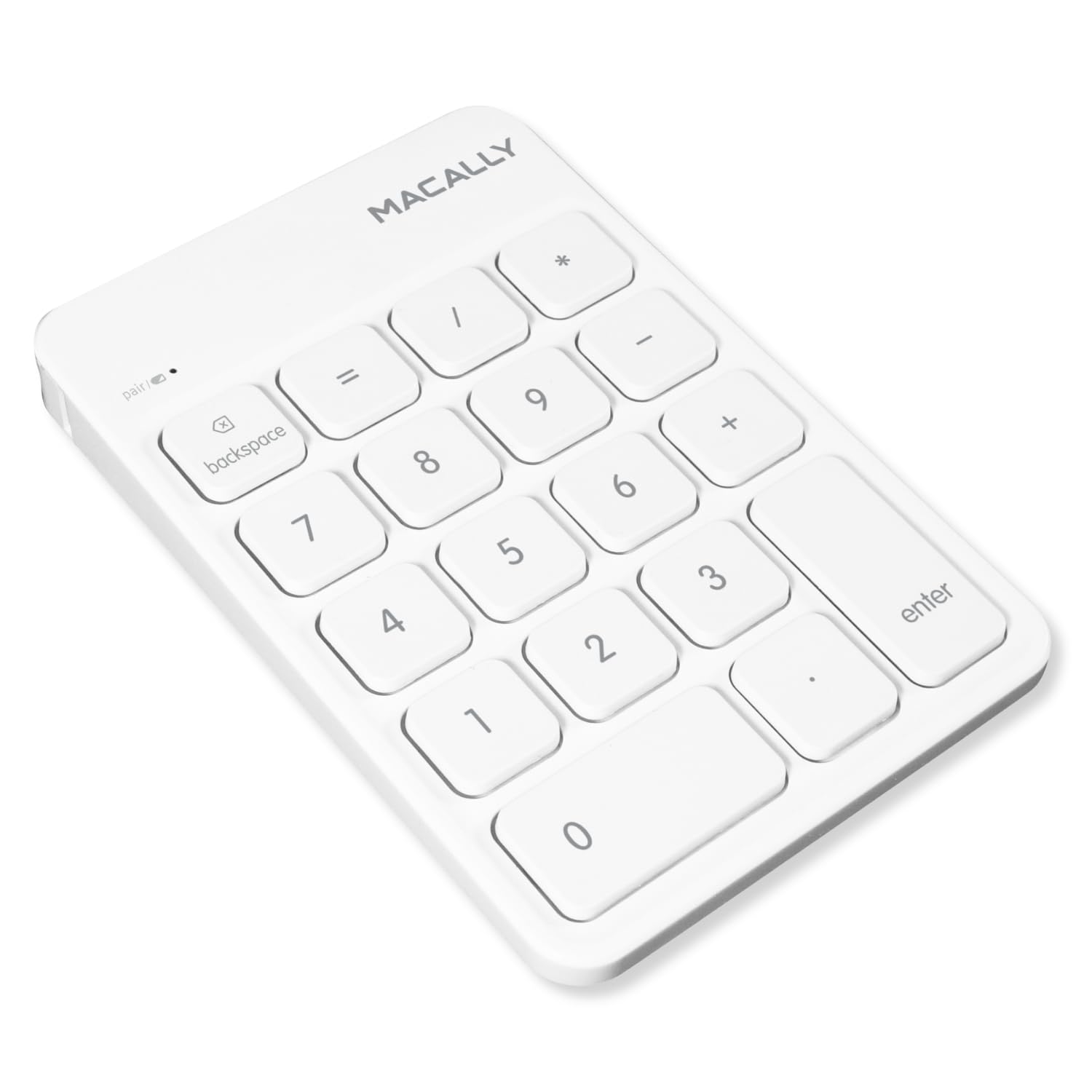 Open-Box New Macally Bluetooth 18-Key Rechargeable Wireless Numpad - White Retail $29.00