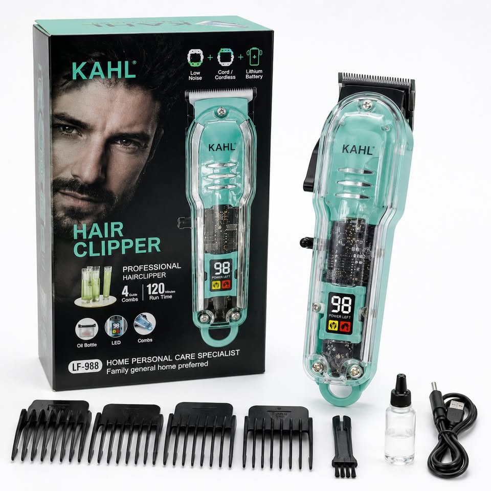 KAHL Hair Clipper Kit LCD Display Retail $39