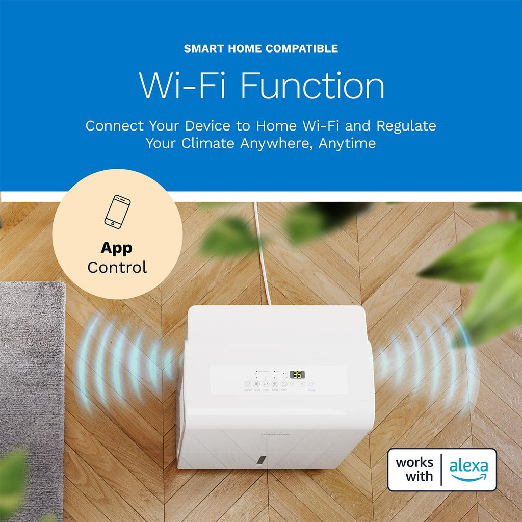 New hOmeLabs Wi-Fi 7000 Sq Ft 50 Pint Dehumidifier Retail $212.00