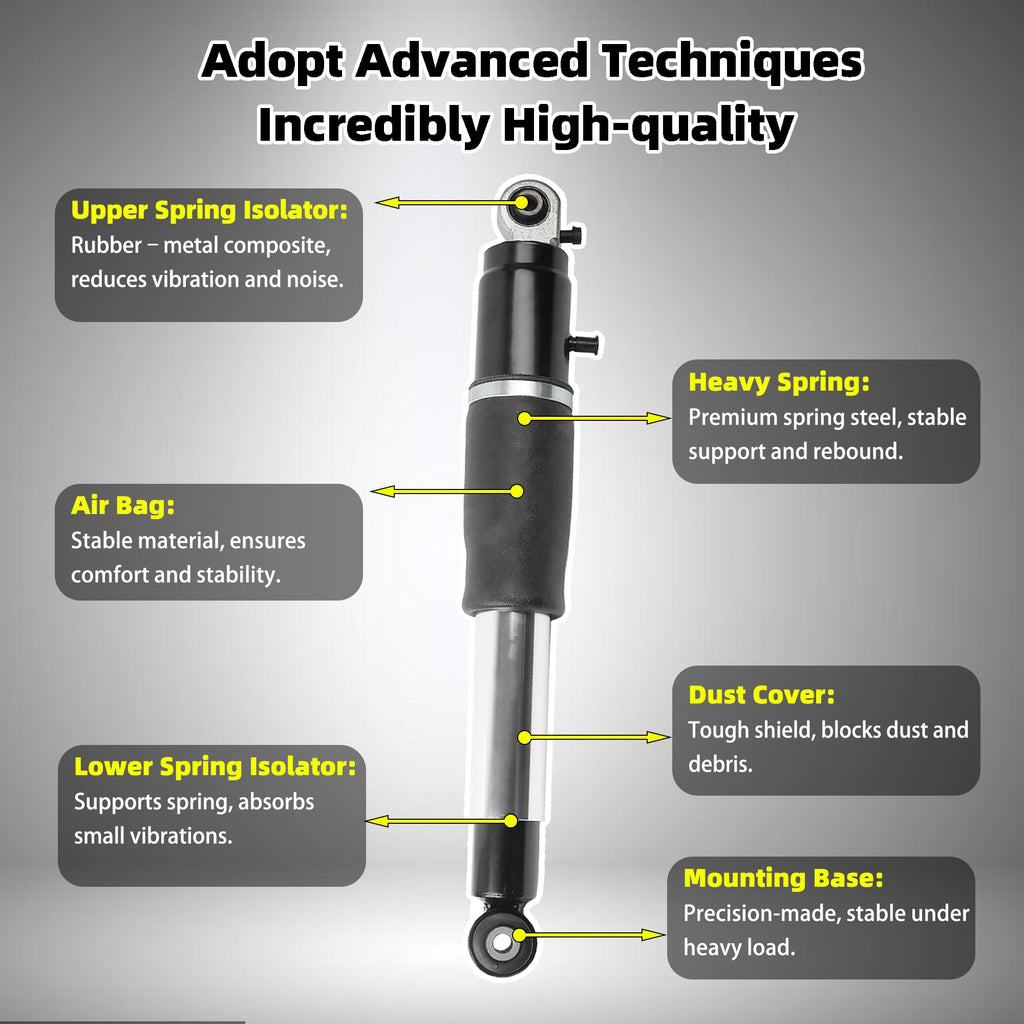 Pcs Rear Struts Shock Absorber for Cadillac Escalade Chevy Suburban Tahoe GMC Yukon 2007-2014