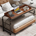 Open-Box New BYMECOST Adjustable Overbed Laptop Desk Oaken for QueenFull Beds Retail $99.99