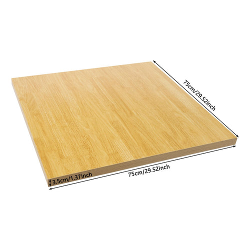 30 L x 30 W in Wood Table Top, 1.4 in Thick Butcher Block Countertop, Natural Wood Butcher Block Table Top for DIY Washer Dryer/Island/Kitchen/Workbench, Optional Base Leg Units Retail $119.00