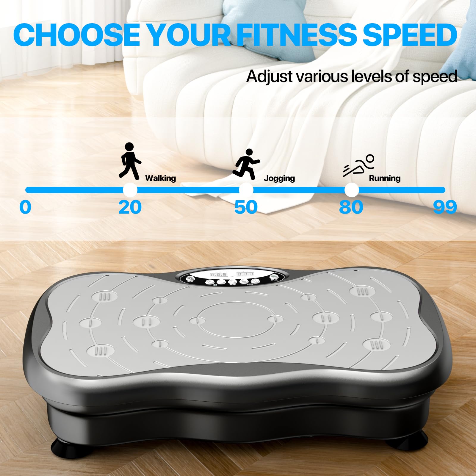 Vibration Plate Exercise Machine for Lymphatic Drainage Weight Loss, Whole Body Workout Vibration Fitness Platform ,Home Training Equipment ,Sport Gym for Weight Loss Fat Burner for Women Men Retail $59.00