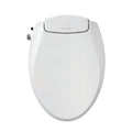 Brondell Swash Ecoseat Non-Electric Bidet Toilet Seat for Elongated Toilets Dual Nozzle White