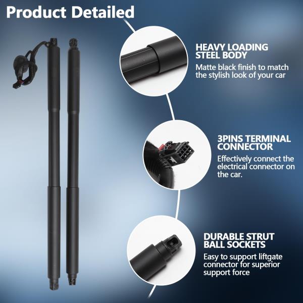 Rear Power Tailgate Lift Support Shock Struts for 2021-2024 Suburban Tahoe ESV Yukon XL Pair