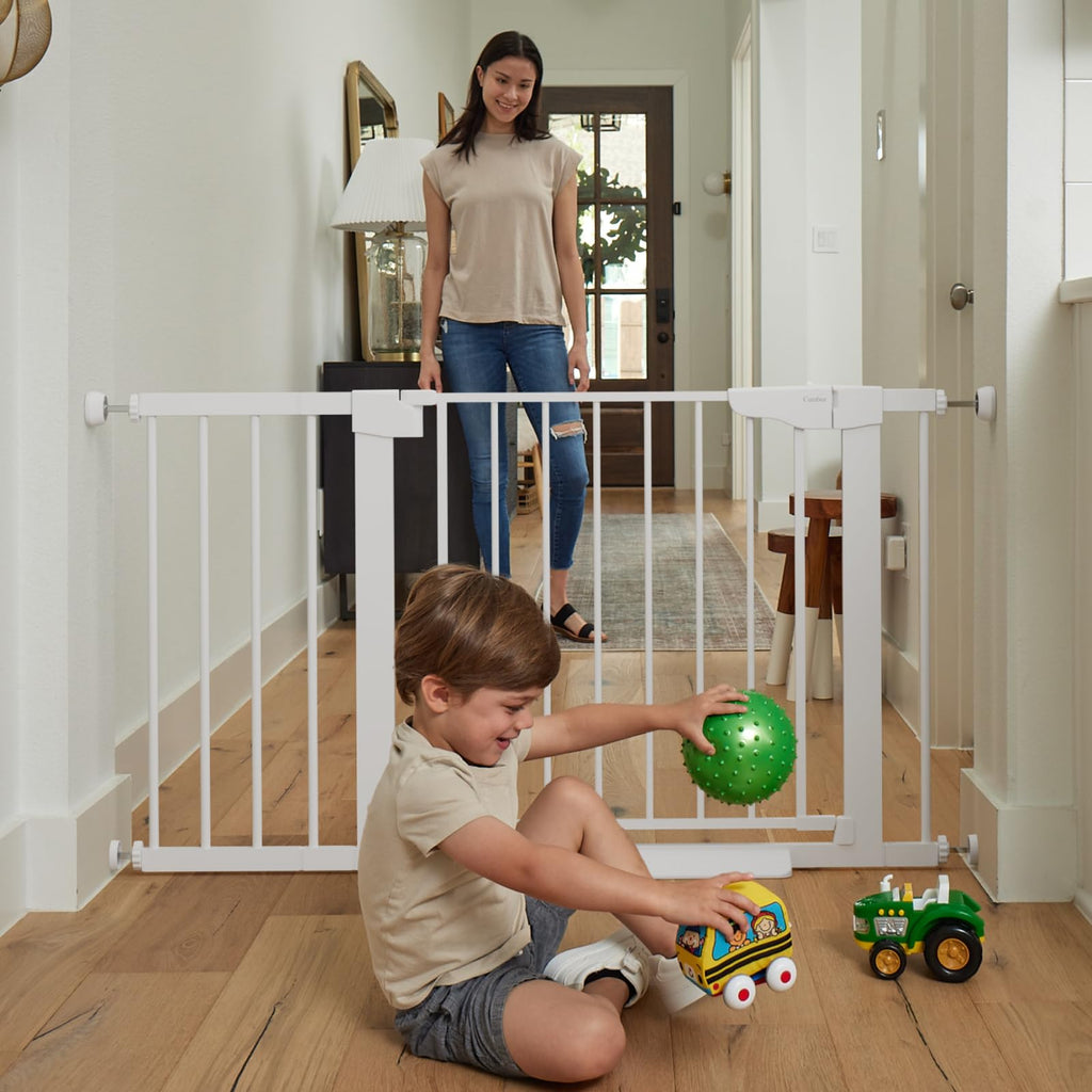 Pack 30-46 Baby Gate for Stairs and Doorways White $145.50