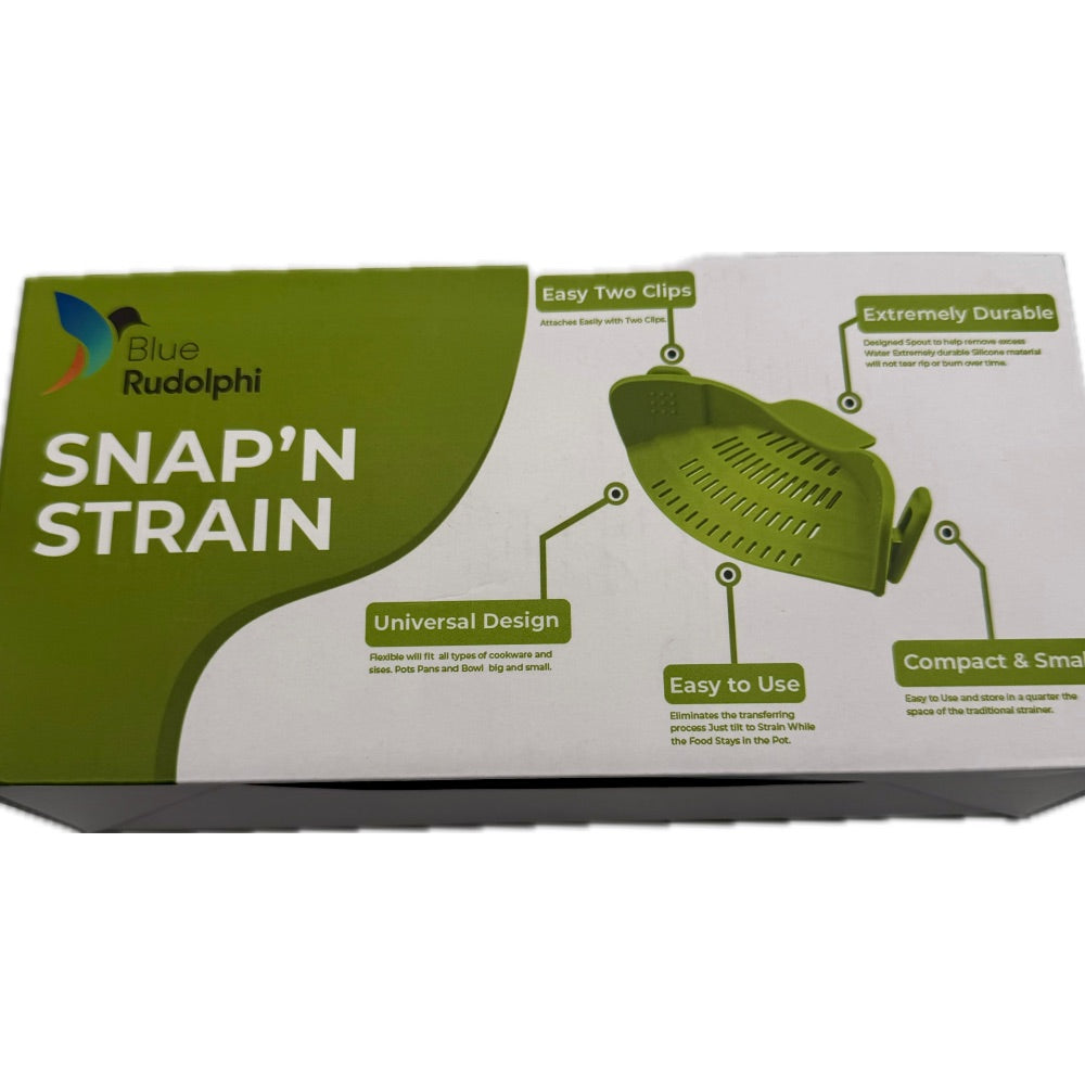 Green SNAPN STRAIN Universal Pot Strainer Retail $15.00