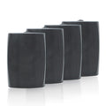 5 Inch Outdoor Wall-Mounted Speakers 800W Waterproof Black 4 Passive