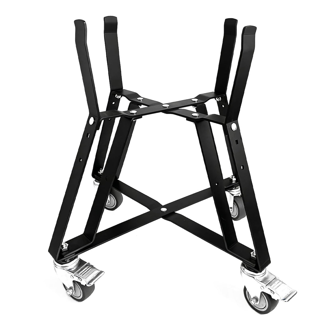 Heavy Duty BBQ Grill Rolling Cart, Rolling Nest, Rolling Outdoor Cart for 18" Large Big Green Egg with Locking Caster for BGE L Smoker Kamado Joe 18“ Charcoal Grill Stand Accessories Retail $99.00