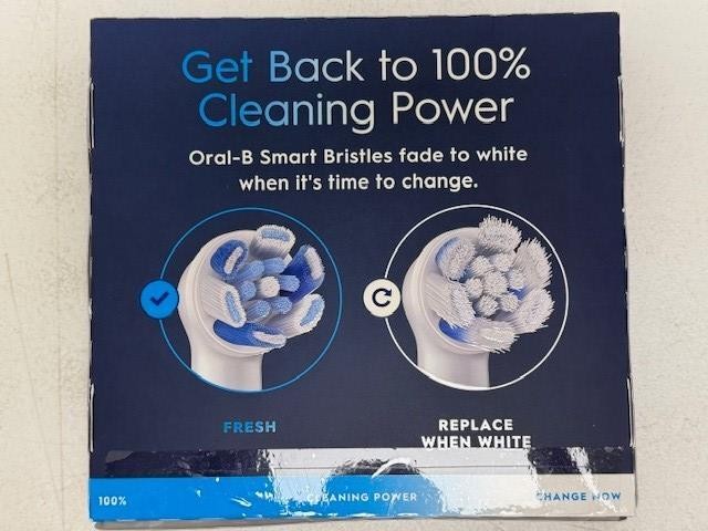 Oral-B iO Deep Clean Round Replacement Brush Heads - 9 Pack 5 Black 4 White Retail $64.99
