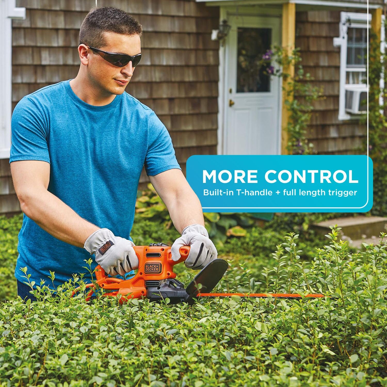 BLACKDECKER 16-Inch 3.0 Amp Corded Electric Hedge Trimmer BEHT100 - $25.50 Retail $34.00