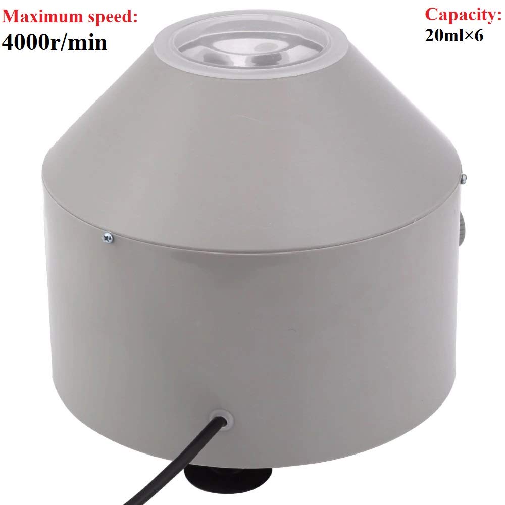 Desktop Electric Lab Centrifuge Machine wTimer Speed Control 4000 RPM 6x 20ml