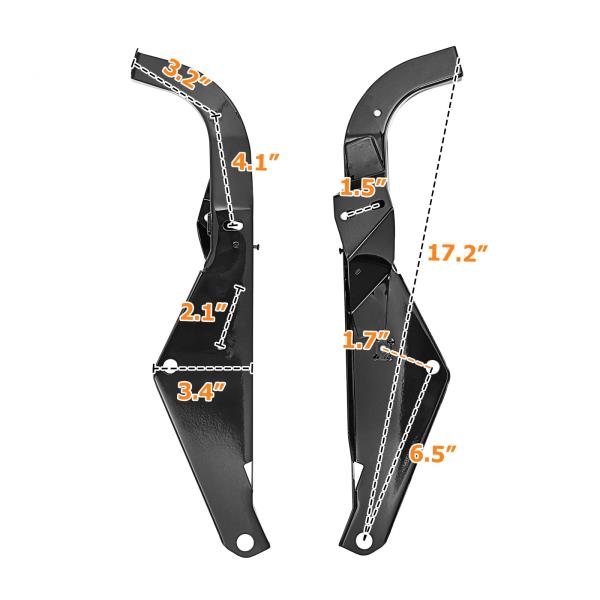 Outer Head Batwing Fairing Support Brackets for Harley Electra Glide  Street Glide 1996-2013