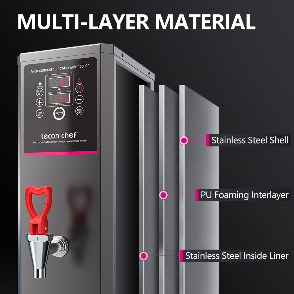 Commercial Water Boiler 15L Black