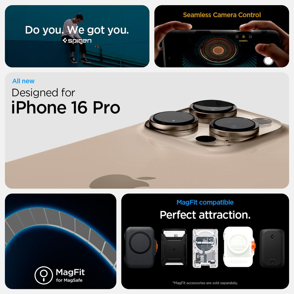 iPhone 16 Pro Ultra Hybrid T MagFit Case - Frost Black