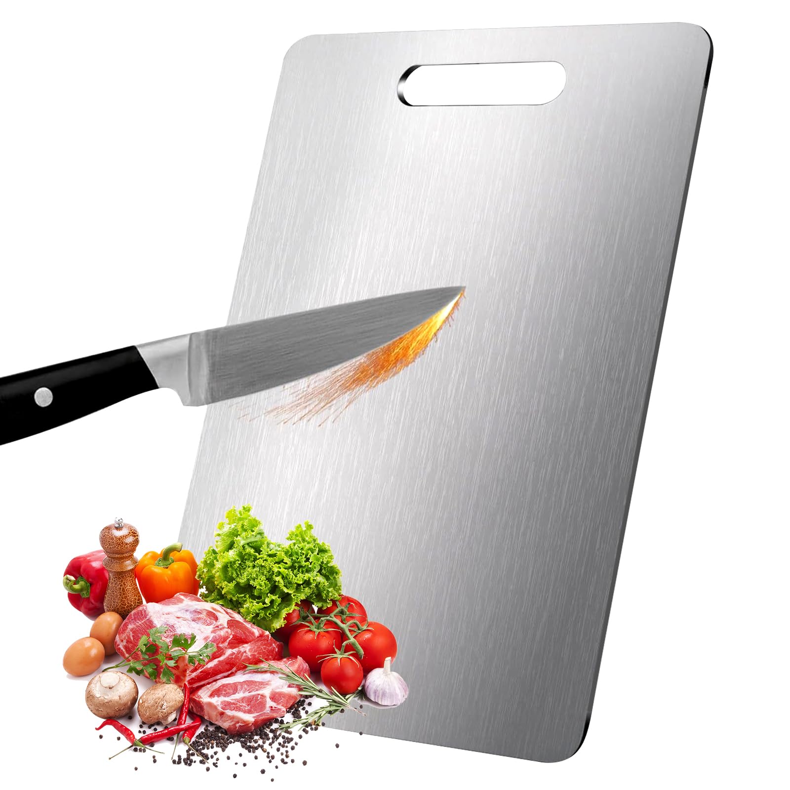 FARGEPENN Titanium Steel Cutting Board Set 13.4x9
