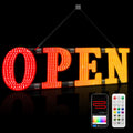 Open Box Lemon Nova 48x16 LED Open Sign w Smart App  Remote Control
