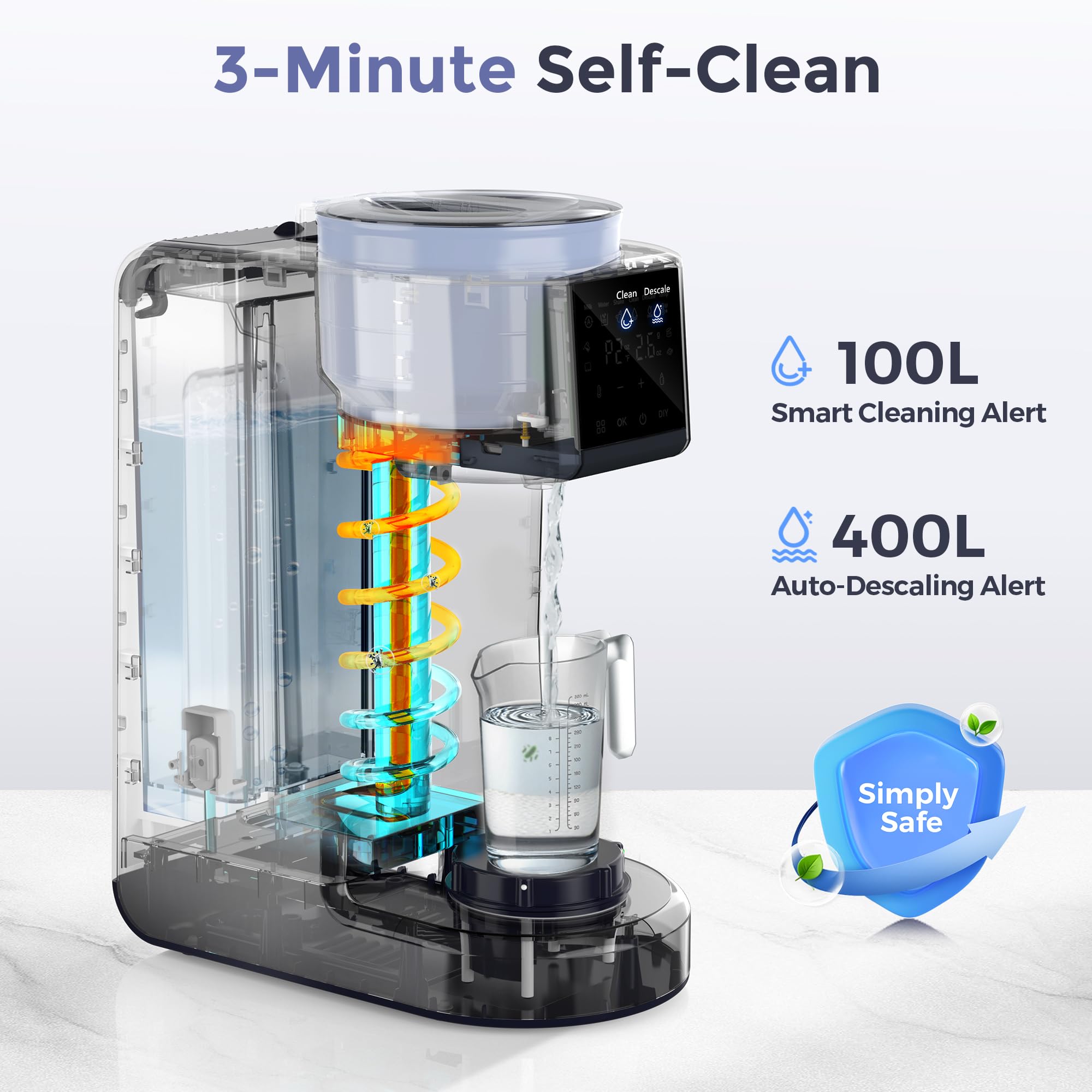 As-Is New MOMFANN Automatic Baby Formula Maker - 2-Min Quick Mix with Temp Control Retail $159.00