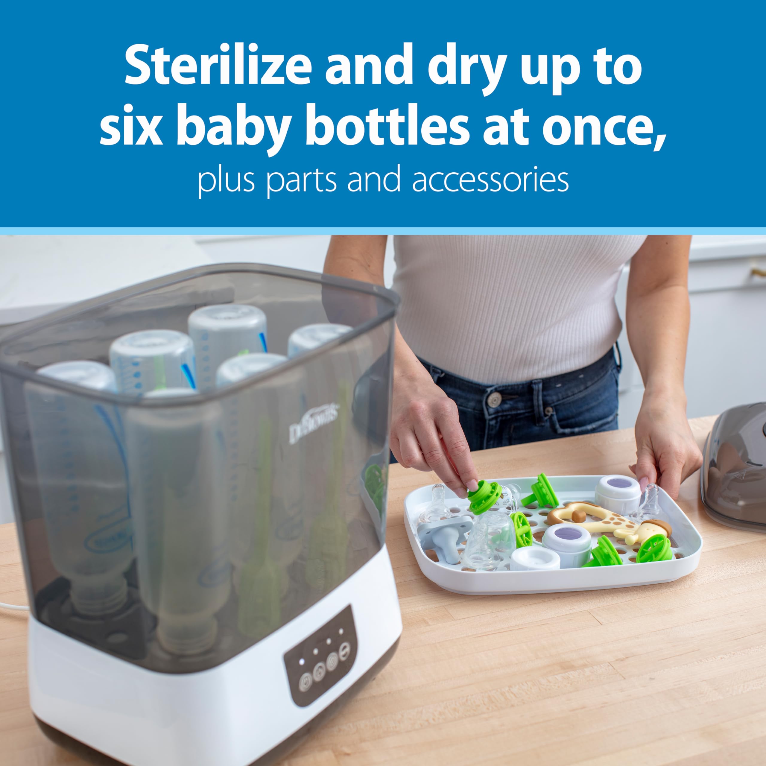 Dr. Browns All-in-One 4-in-1 Baby Bottle Sterilizer  Dryer