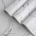Extra Wide Black White Marble Peel and Stick Wallpaper Waterproof Vinyl Contact Paper $50.25