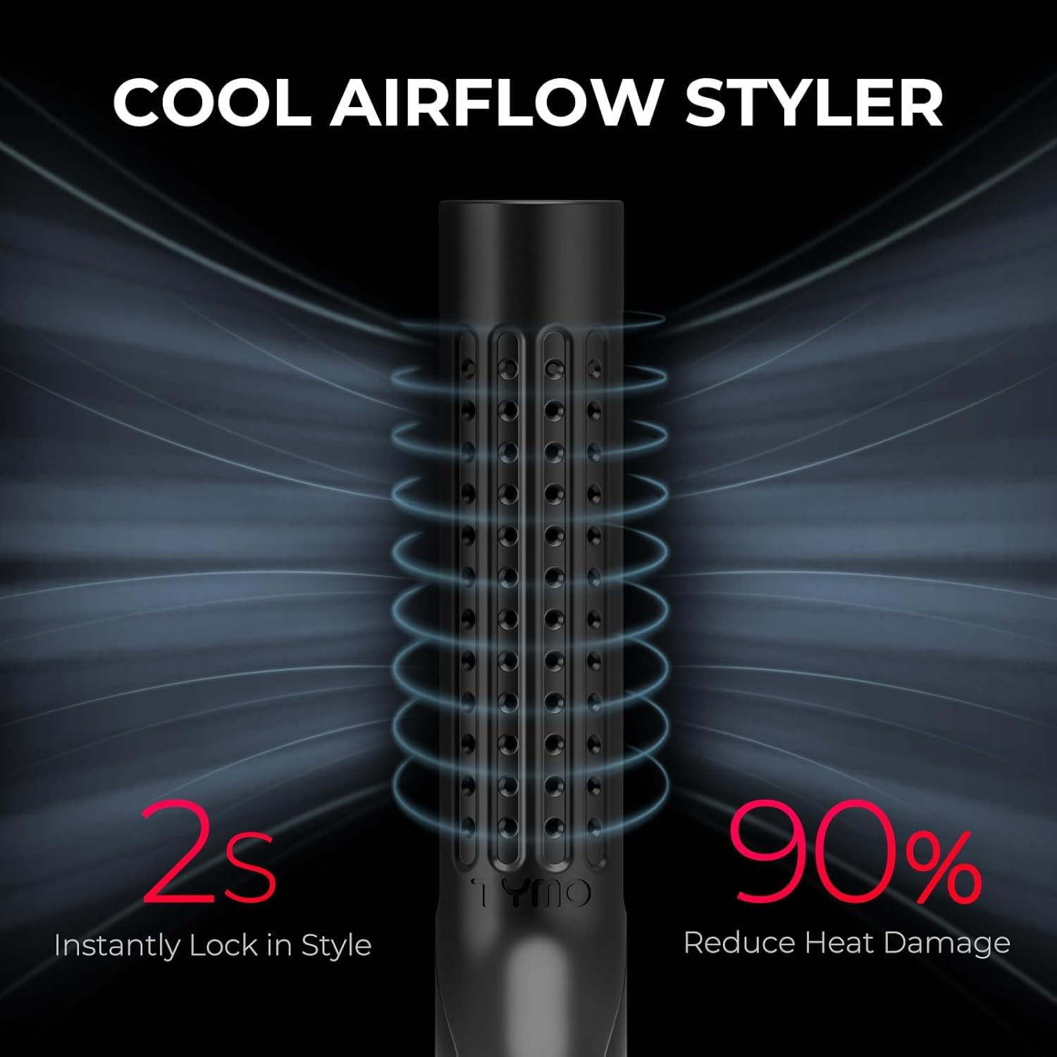 Airflow 2.0 2-in-1 Hair Straightener and Curler 1.25 Inch Black Dual Voltage