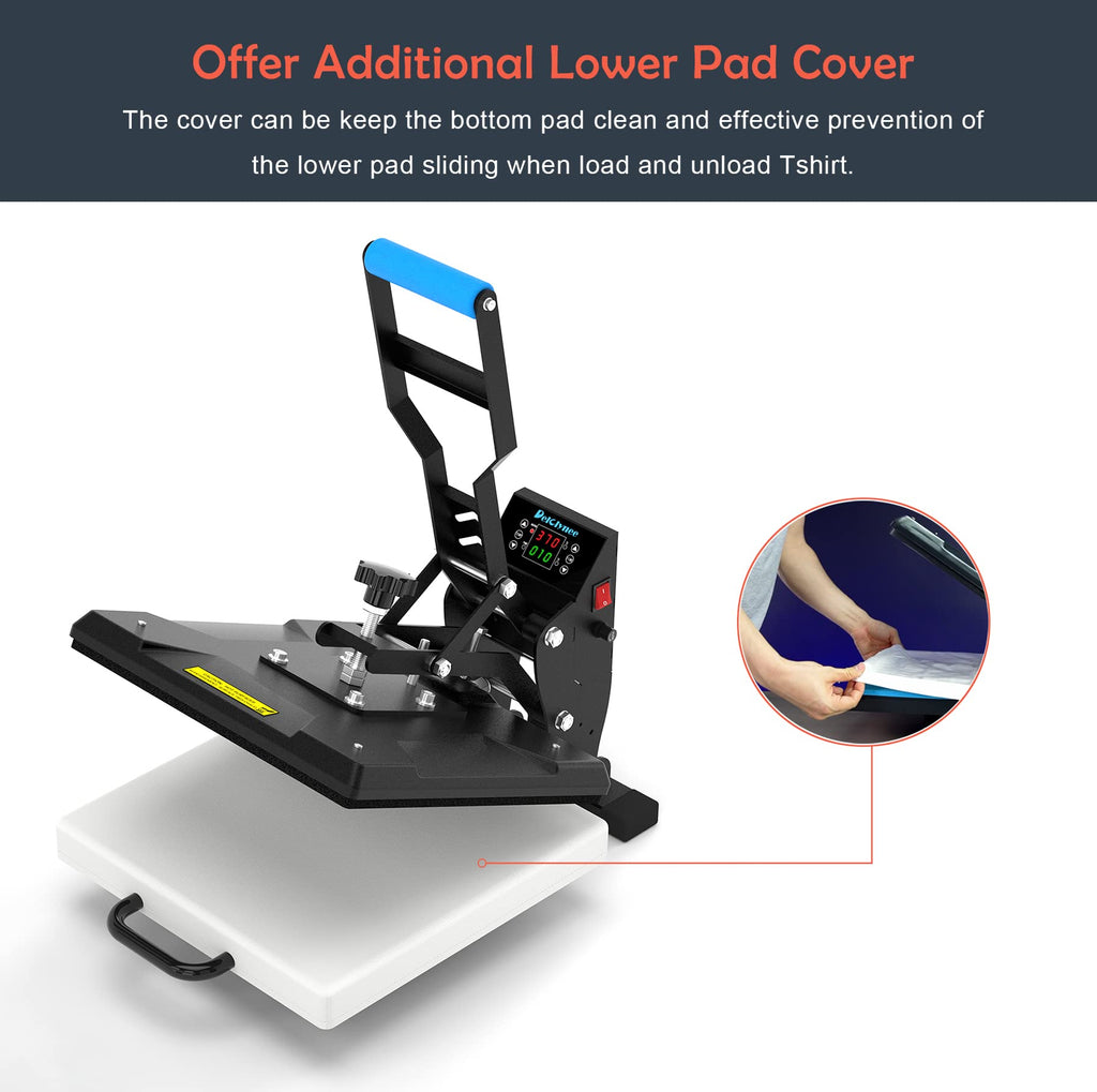 New As-Is Delclynee 15x15 Digital Heat Press Machine for T-Shirts Retail $159.00