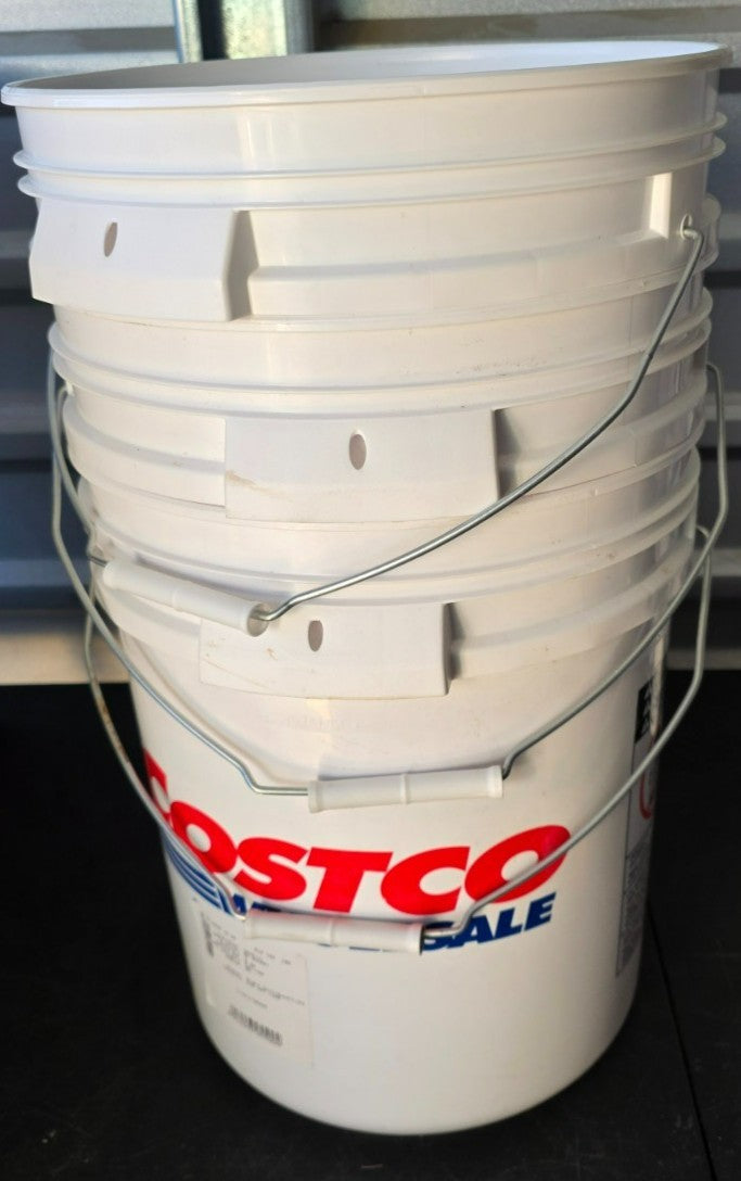 Gallon White Bucket 3 Count