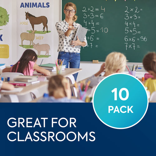 '-Pack Wiggle Wobble Chair Feet for Classroom Black