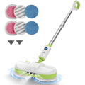 Open-Box New AlfaBot AL-S1 Cordless Electric Mop Dual Spin with LED Headlight Water Spray  Self-Propelled - Green.