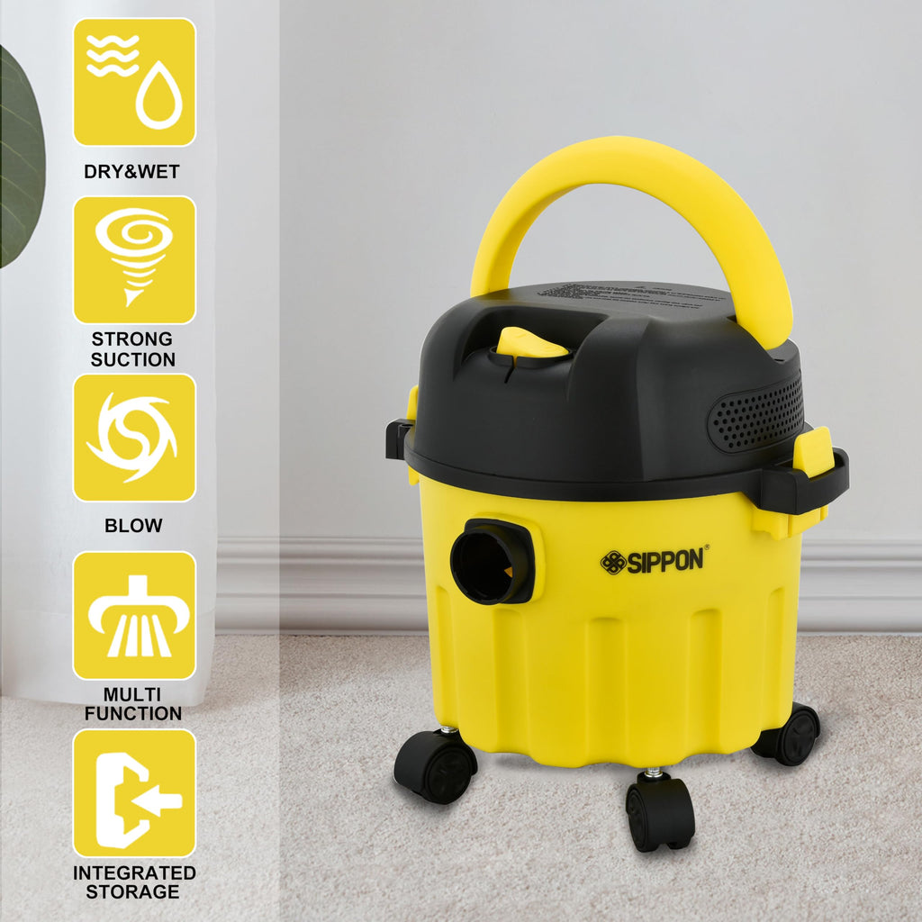 Open-Box New SIPPON 3-in-1 2HP Portable WetDry Shop Vacuum w Blower Wall Mount Retail $59.00