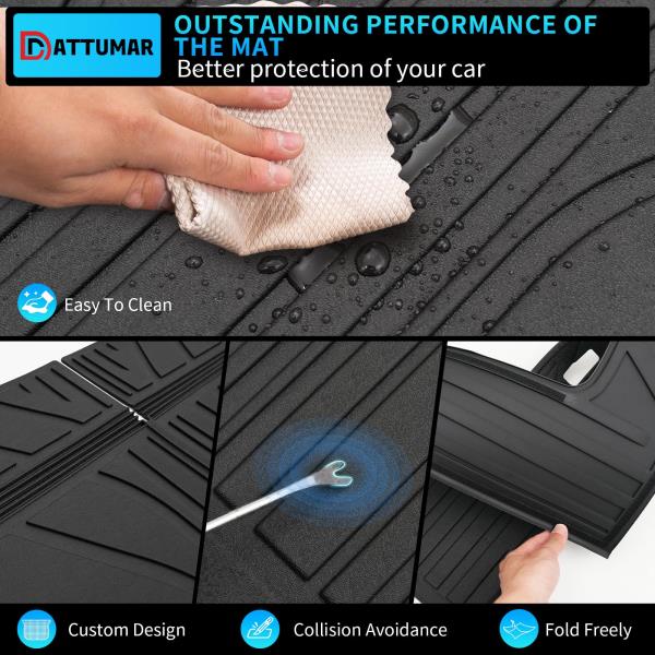 Dattumar Floor Mats Set (7 PCS) for 2016-2025 2026 Dodge Durango 7-Seater Retail $132.00