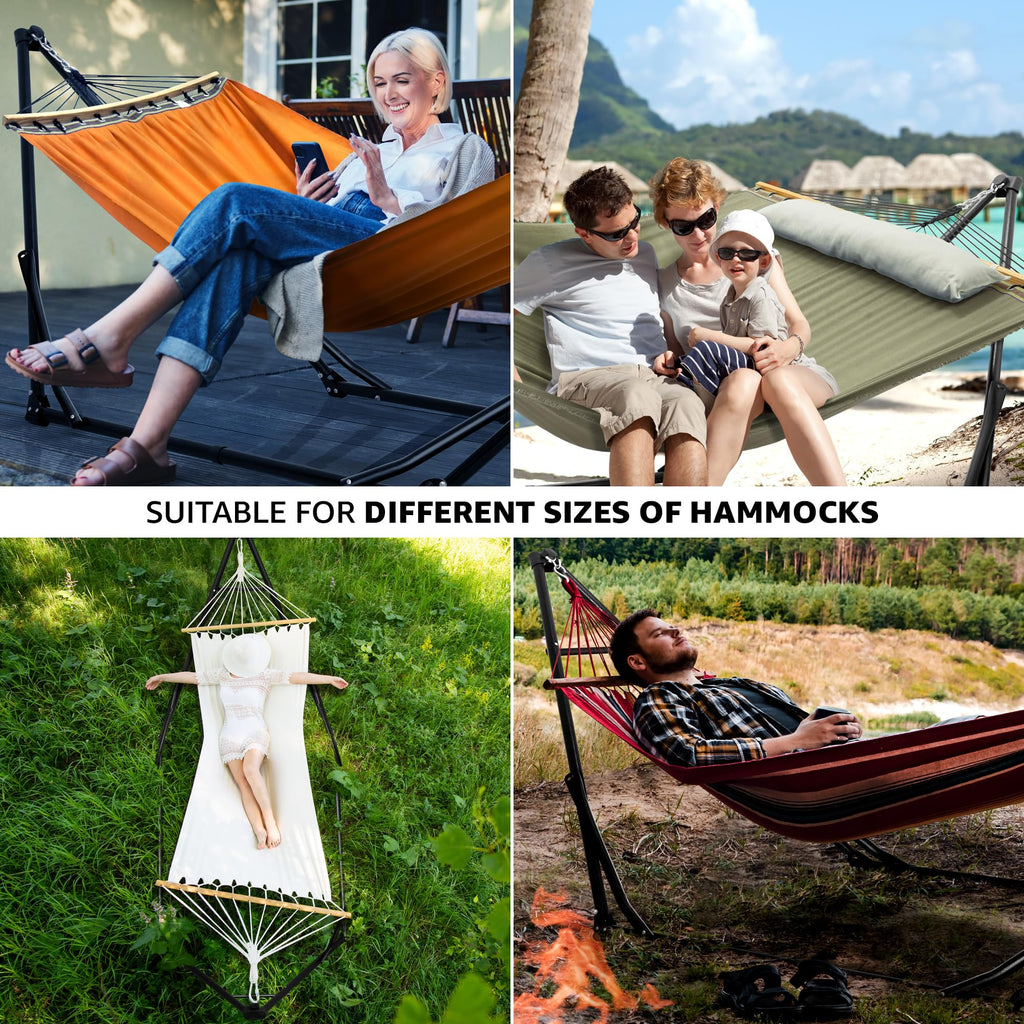 Unity Hammock with Stand 800 lbs Capacity Steel Double Hammock Sage 46 lbs