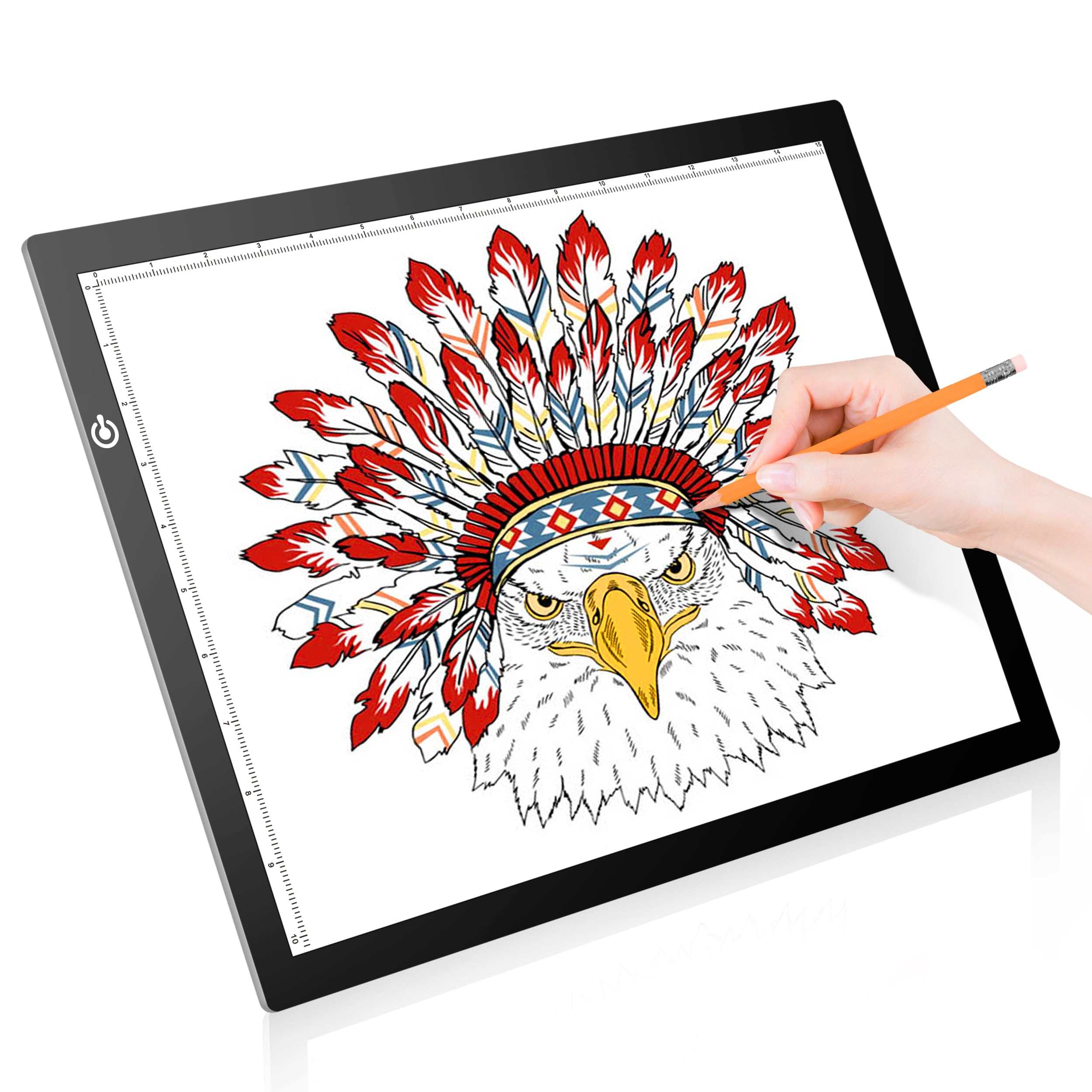 LitEnergy A3 LED Copy Board Light Tracing Box, Ultra-Thin Adjustable USB Power Artcraft LED Trace Light Pad for Tattoo Drawing, Streaming, Sketching, Animation, Stenciling Retail $23.00
