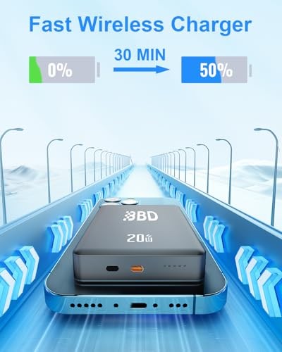 W0585 Magnetic Power Bank Model KR-W0021 Black Retail $17.00