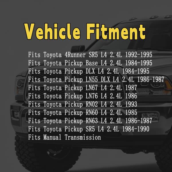 Radiator for 1984-1995 Toyota 4 Runner SR5 22R DLX Pickup 2.4L L4 MT Retail $132.00