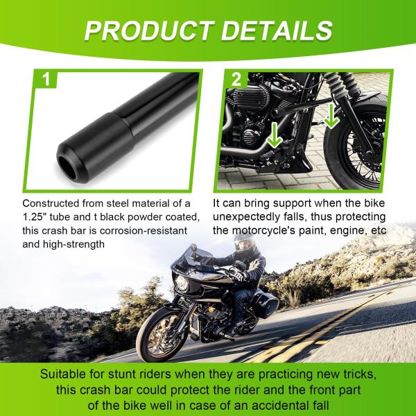 Highway Engine Guard Crash Bar for Harley Softail 2018-2025