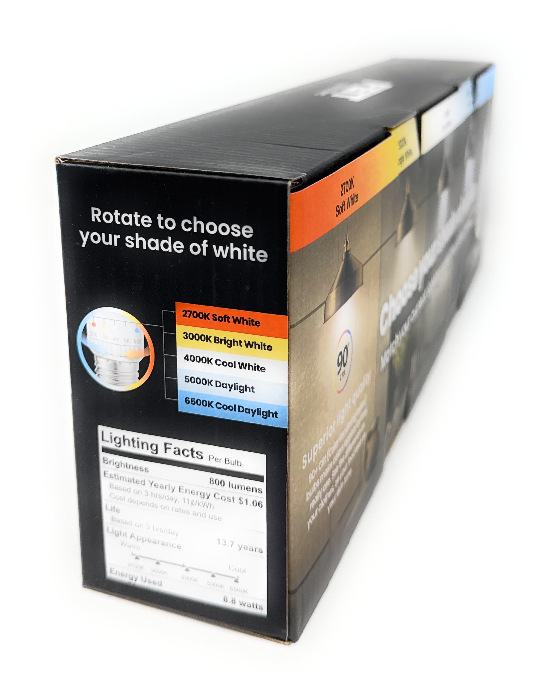 Open-Box New Feit Electric A19 60W Replacement LED Bulb Tunable White Dimmable Retail $15.00