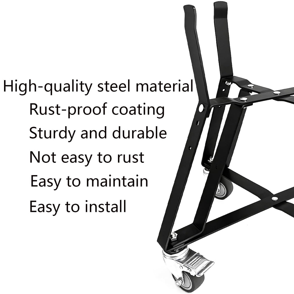 Heavy Duty BBQ Grill Rolling Cart, Rolling Nest, Rolling Outdoor Cart for 18" Large Big Green Egg with Locking Caster for BGE L Smoker Kamado Joe 18“ Charcoal Grill Stand Accessories Retail $99.00
