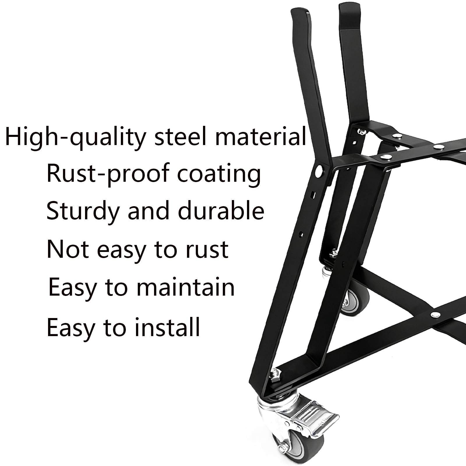 Heavy Duty BBQ Grill Rolling Cart, Rolling Nest, Rolling Outdoor Cart for 18" Large Big Green Egg with Locking Caster for BGE L Smoker Kamado Joe 18“ Charcoal Grill Stand Accessories Retail $99.00