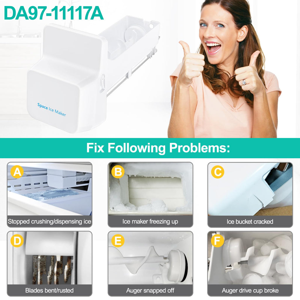 New As-Is Luckman DA97-11117A Ice Bin Replacement for Samsung Refrigerators. Retail $94.00