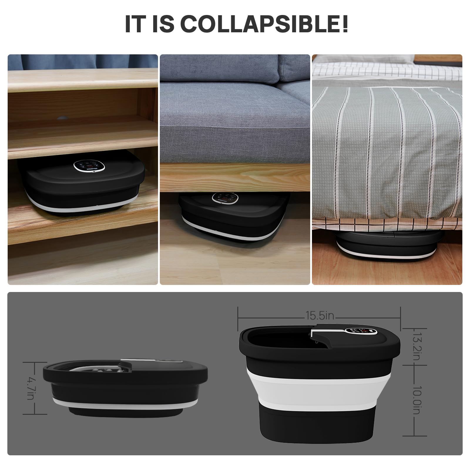 HOSPAN Collapsible Electric Foot Spa