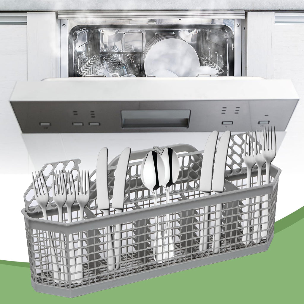 WD28X10128 Universal Dishwasher Utensil Basket Compatible with GE Whirlpool Kenmore LG