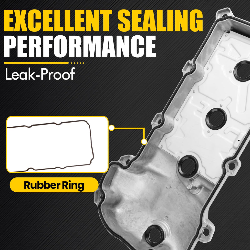 Open-Box New MILIPARTS Silver Left V6 Engine Valve Cover for FordLincoln 3.5L3.7L Retail $98